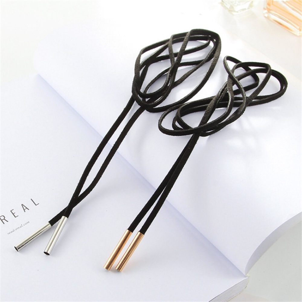 Wrap Suede Tie Necklace